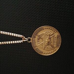 Liberty Bell Gold Necklace